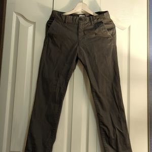 Men's H&M Chino Gray Pant Size 29 Skinny Fit Stretch